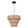 Suspension TULUM sur câble 1xE27/15W/230V Ø 35 cm en bambou