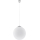 Suspension UGO sur câble 1xE27/15W/230V Ø 30 cm blanche