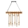 Suspension VINT 6xE27/40W/230V bambou