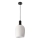 Suspension WOLKEN 1xE27/40W/230V blanche/noire