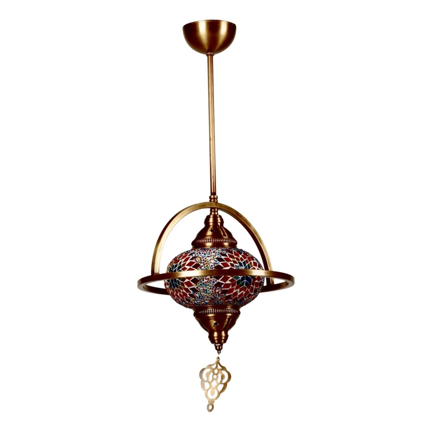 Suspension YENI 1xE27/40W/230V en bronze