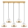 Suspension YILDO 5xE27/40W/230V blanc/or