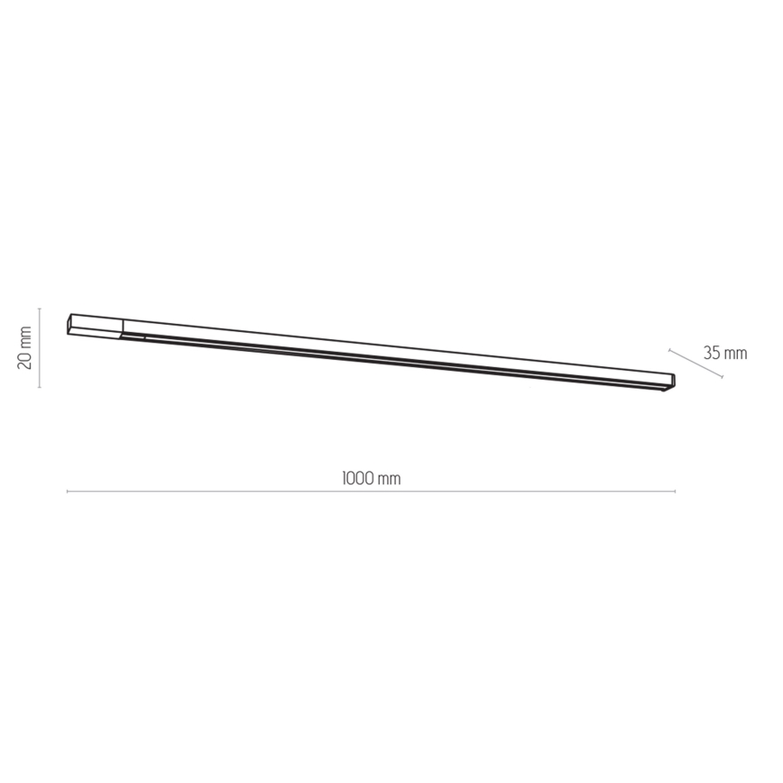 Système de rail monophase TRACER 1 m blanc