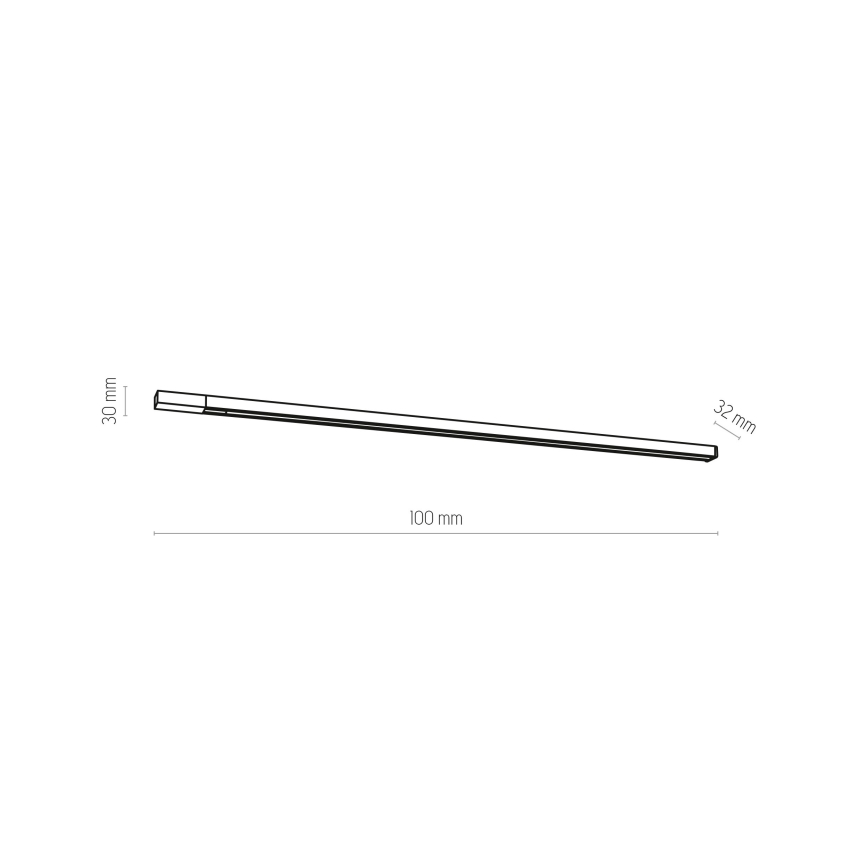 Système de rail triphasé TRACER 1 m blanc
