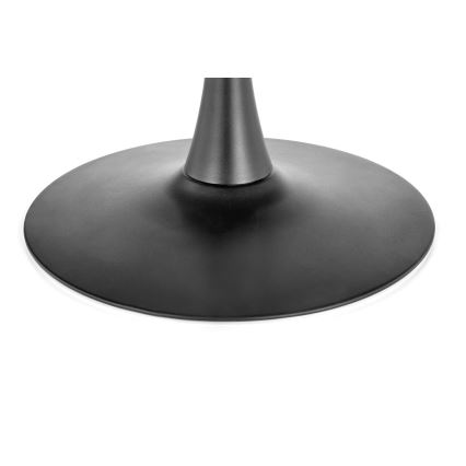 Table à manger CARMELO 75 x 100 cm noir/marron