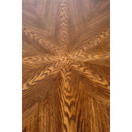 Table à manger CARMELO 75 x 100 cm noir/marron