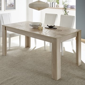 Table à manger extensible ARIA chêne Sonoma