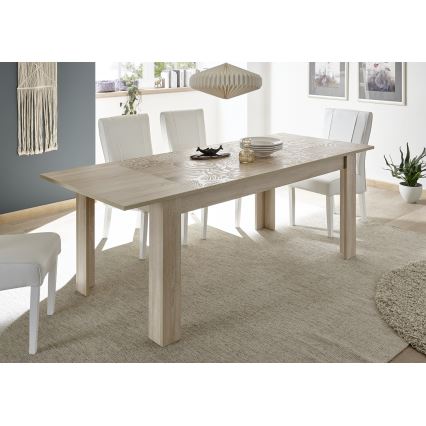 Table à manger extensible ARIA chêne Sonoma