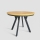 Table à manger extensible CENTRO 100/140x77 cm chêne craft/noir