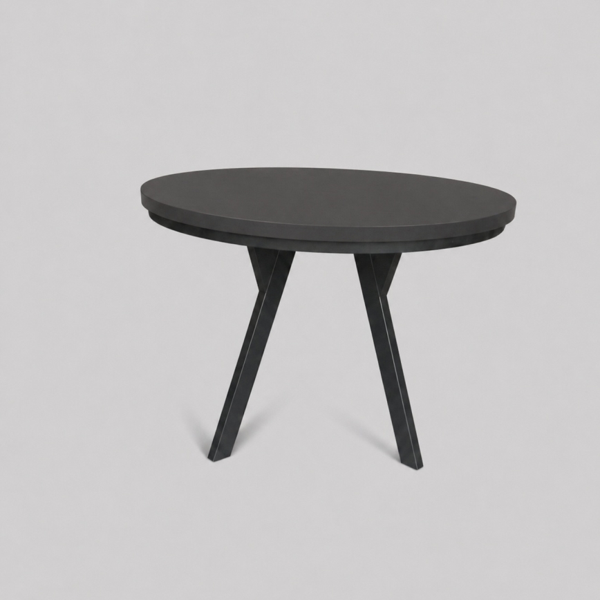 Table à manger extensible CENTRO 100/140x77 cm noire