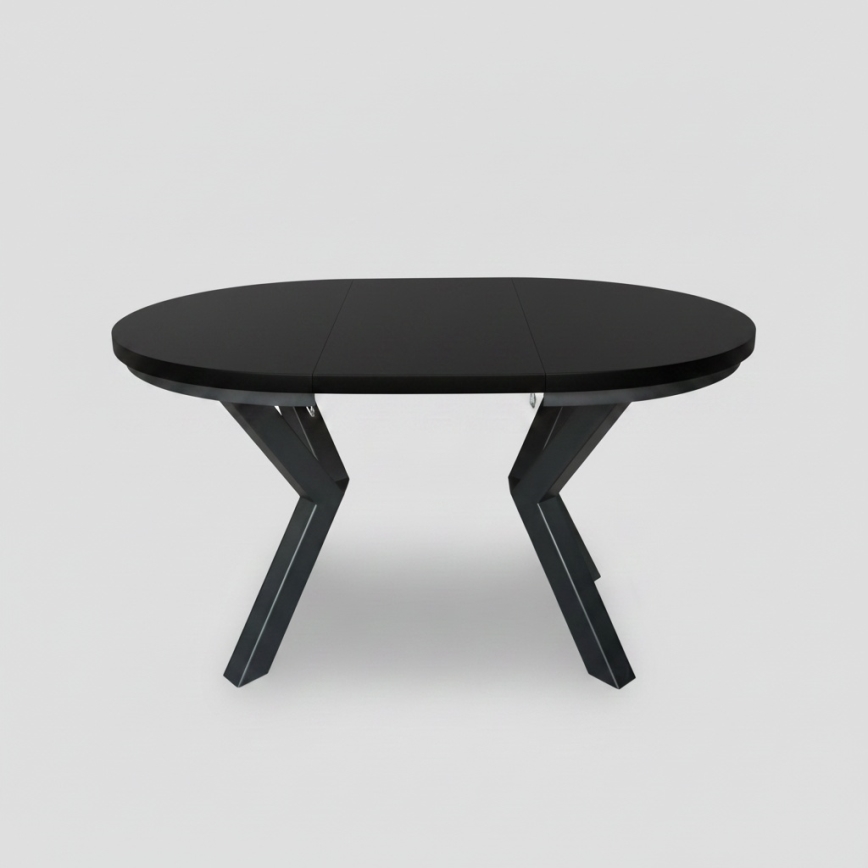 Table à manger extensible CONVI 100/140x73 cm noire