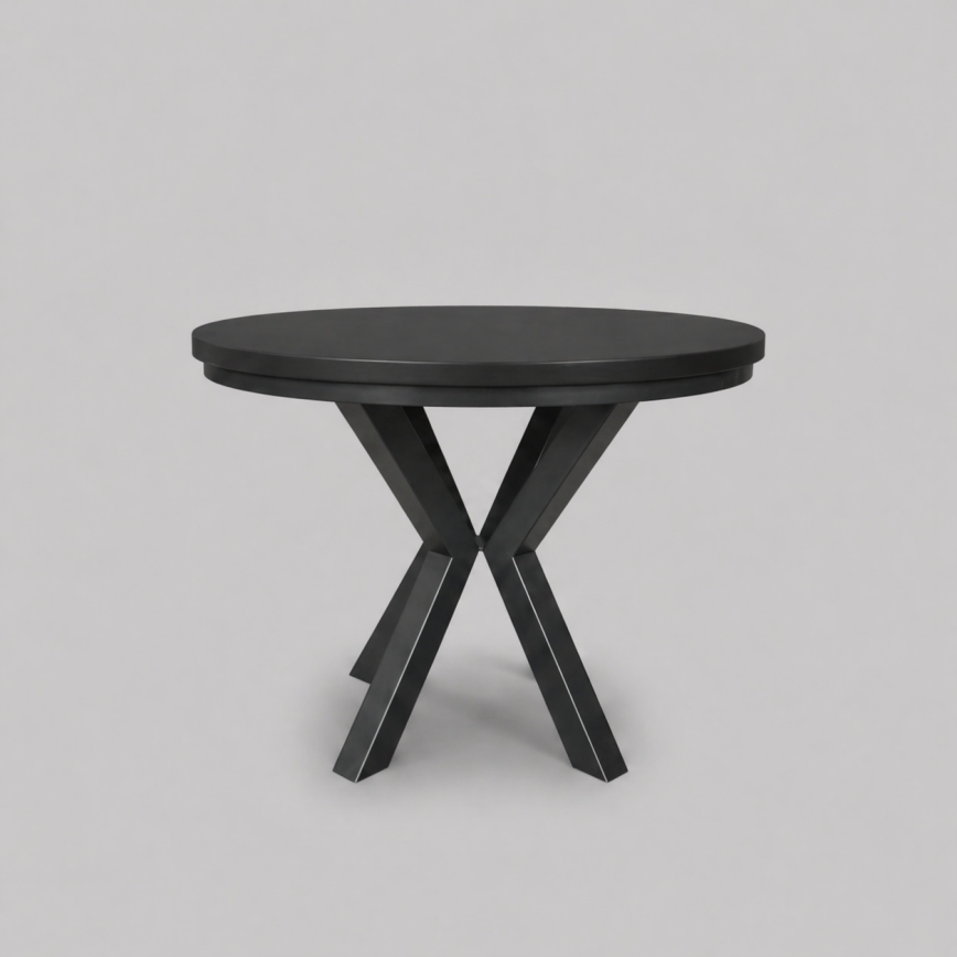 Table à manger extensible CONVI 100/140x73 cm noire
