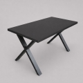 Table à manger extensible DOMO 150/190x80 cm noire