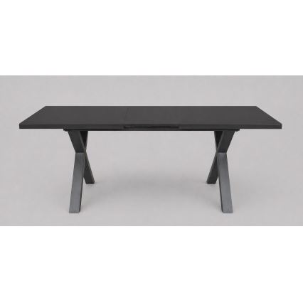 Table à manger extensible DOMO 150/190x80 cm noire