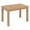 Table à manger extensible DOO 120/160x75 cm chêne artisan
