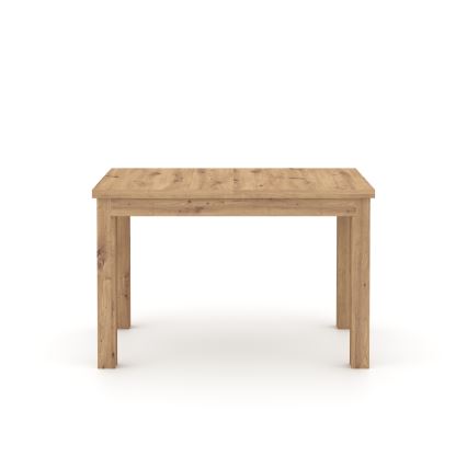 Table à manger extensible DOO 120/160x75 cm chêne artisan