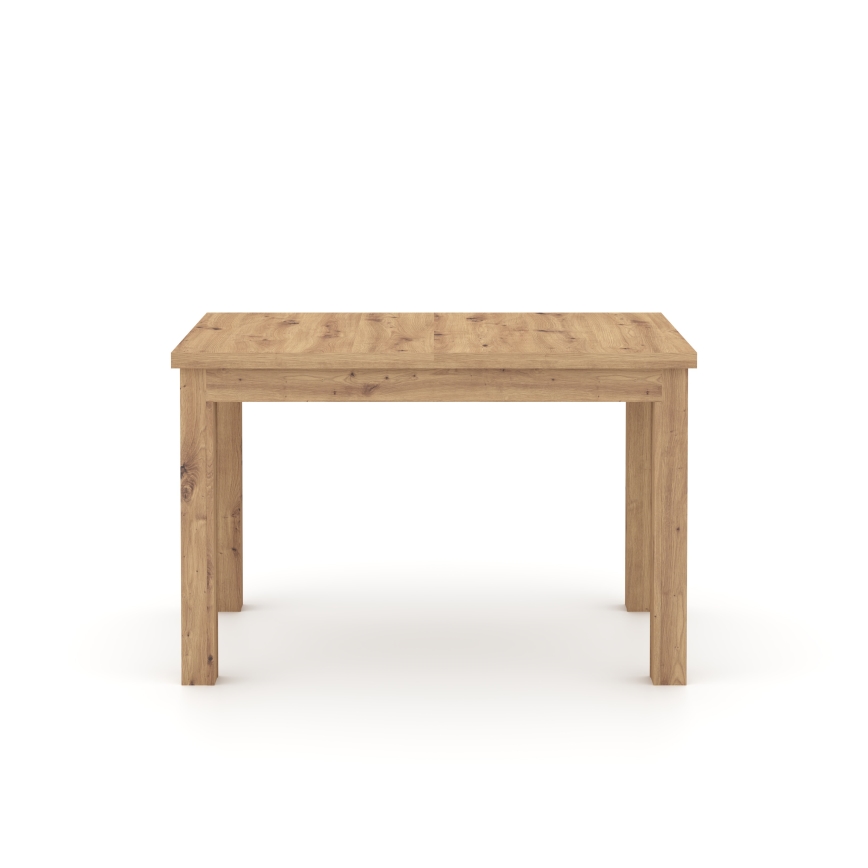 Table à manger extensible DOO 120/160x75 cm chêne artisan