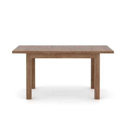 Table à manger extensible DOO 120/160x75 cm noyer clair