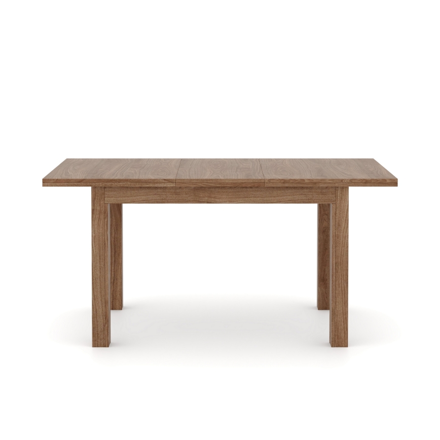 Table à manger extensible DOO 120/160x75 cm noyer clair