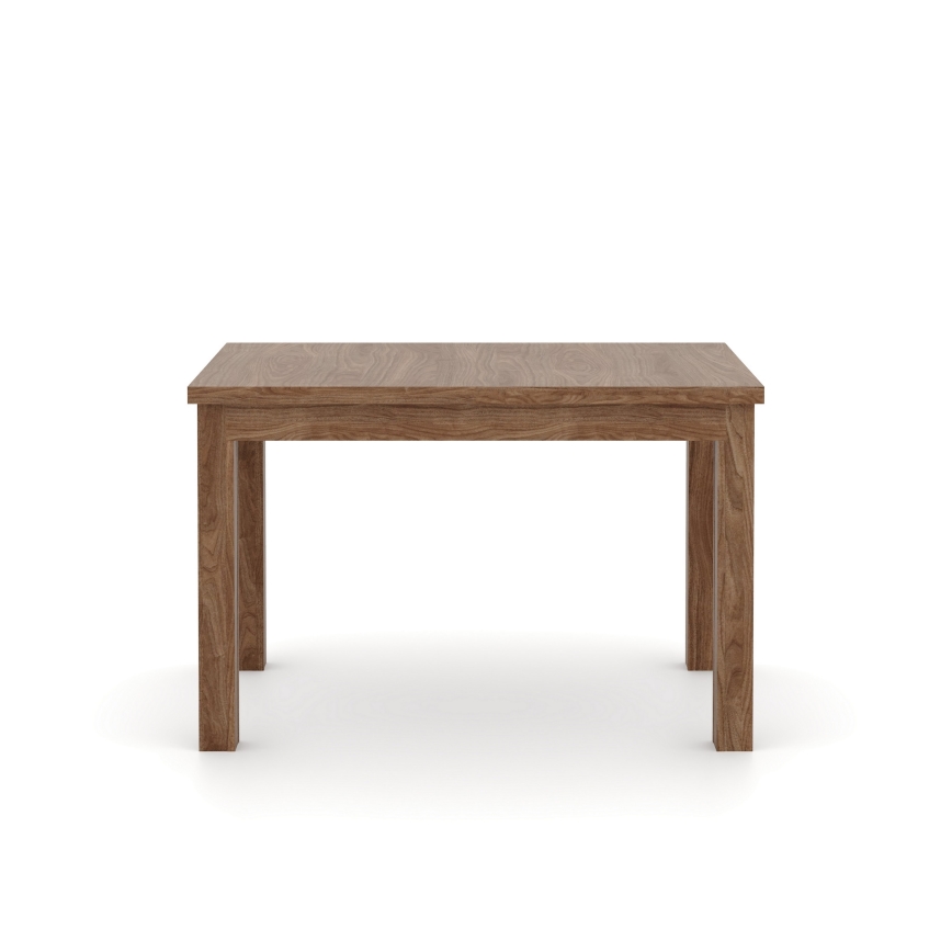 Table à manger extensible DOO 120/160x75 cm noyer clair