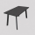 Table à manger extensible KERNO 150/190x80 cm, noir