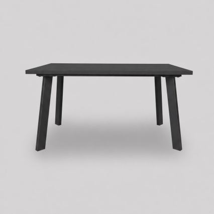 Table à manger extensible KERNO 150/190x80 cm, noir