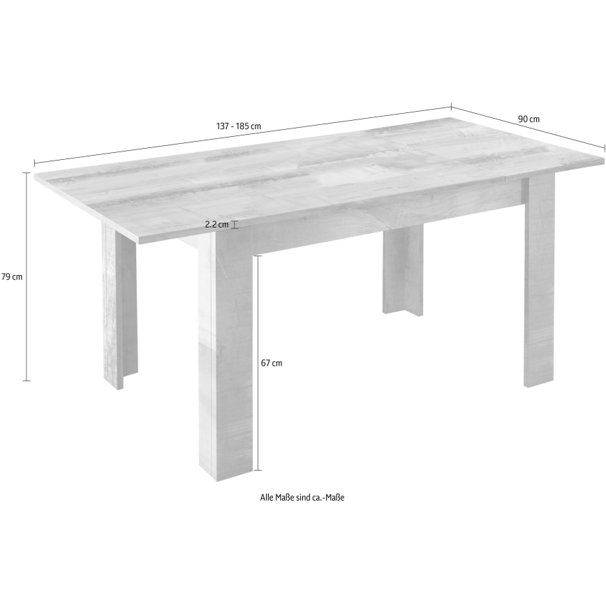 Table à manger extensible NERILA en érable