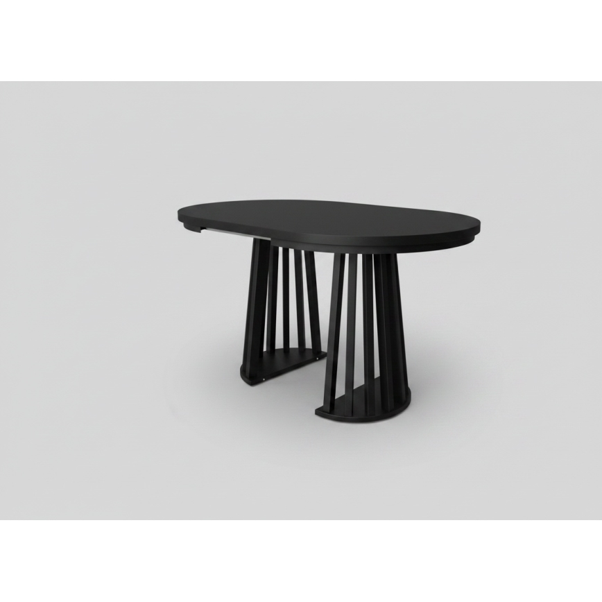 Table à manger extensible NEXUS 100/140 x 77 cm noire