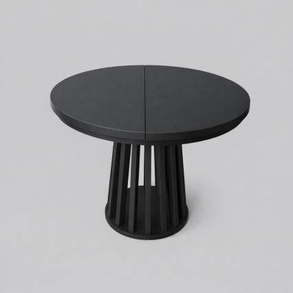 Table à manger extensible NEXUS 100/140 x 77 cm noire