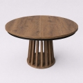Table à manger extensible NEXUS 100/140x77 cm chêne Lefkas/noir