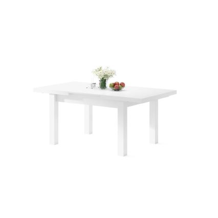Table à manger extensible pour 12 personnes RALF 120/270x90 cm blanche