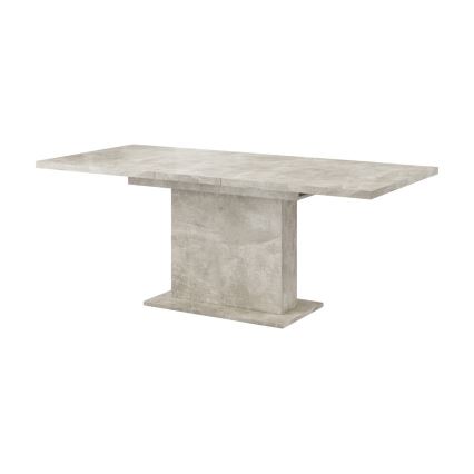 Table à manger extensible STRAP gris béton