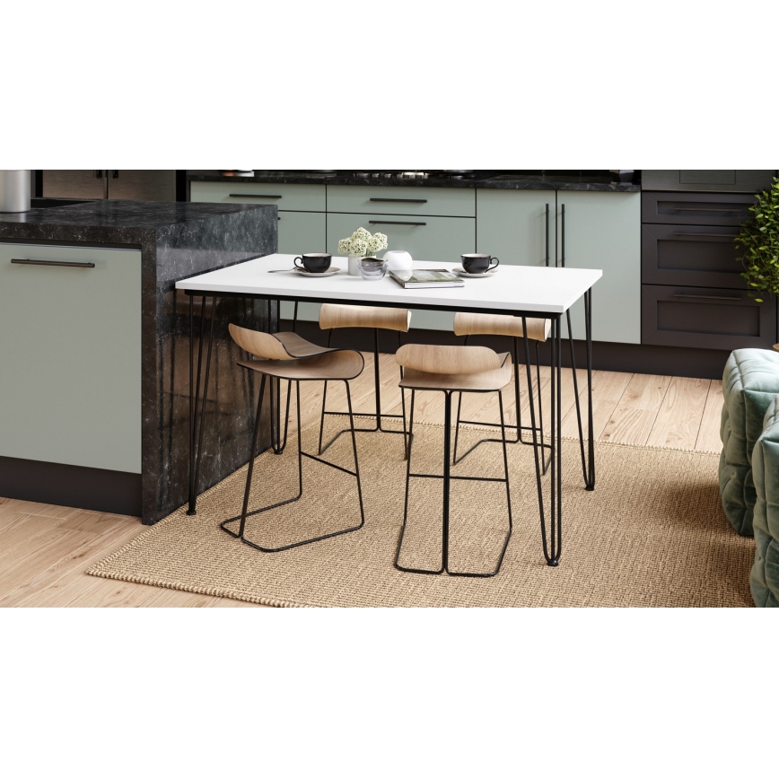 Table à manger HALIJA blanche