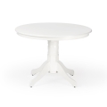 Table à manger KOTI Ø 106 cm blanche
