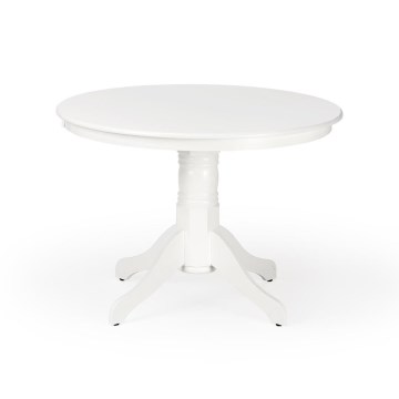 Table à manger KOTI Ø 106 cm blanche