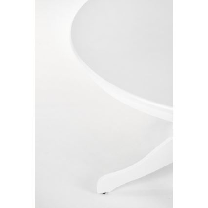 Table à manger KOTI Ø 106 cm blanche