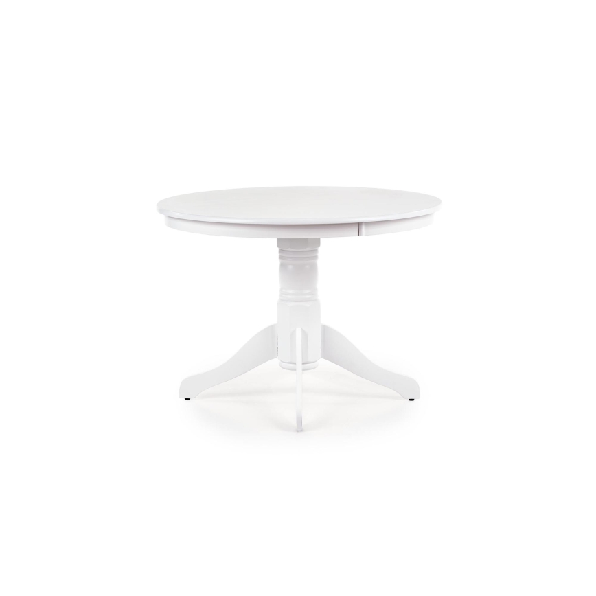 Table à manger KOTI Ø 106 cm blanche