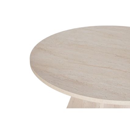 Table à manger MATIN Ø 120 cm beige