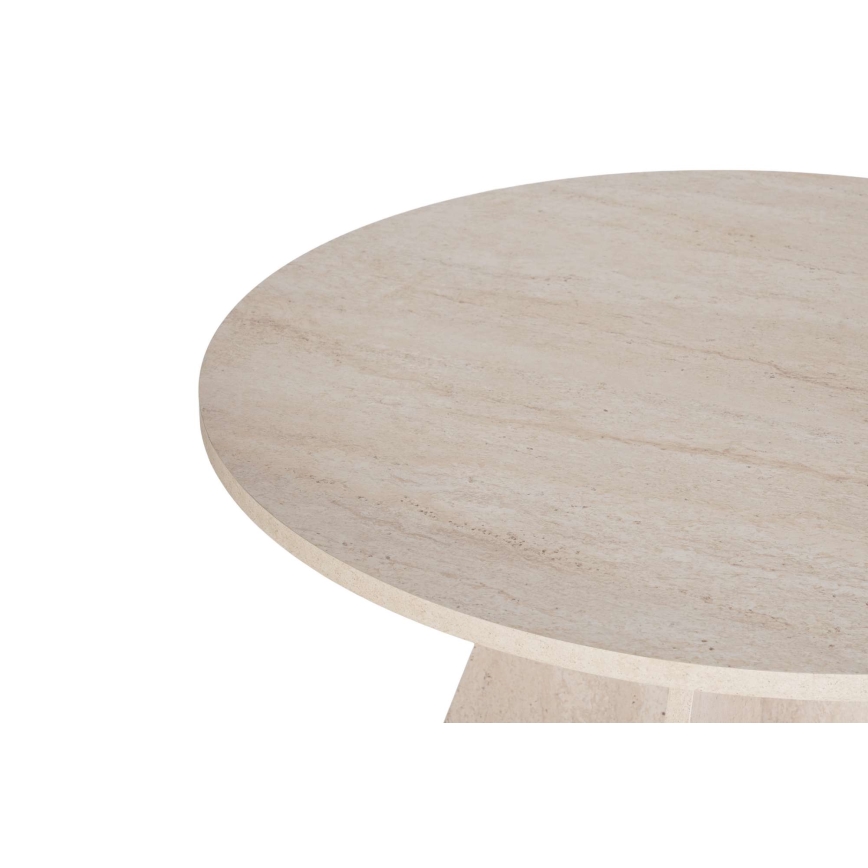 Table à manger MATIN Ø 120 cm beige