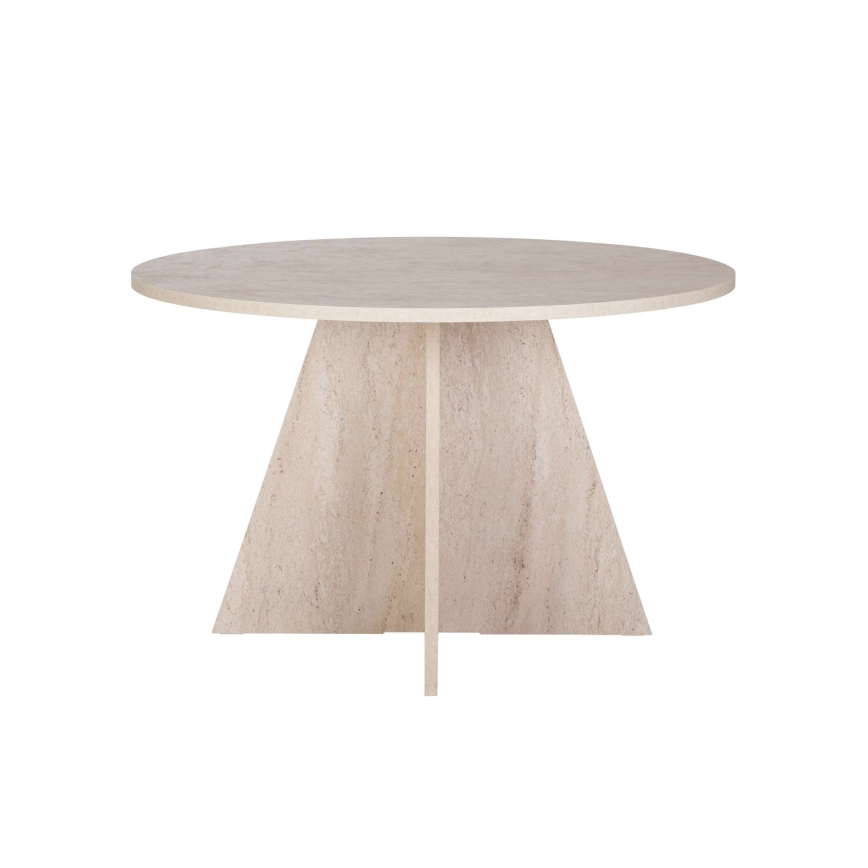 Table à manger MATIN Ø 120 cm beige