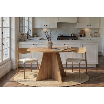 Table à manger MATIN Ø 120 cm chêne