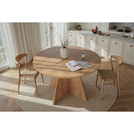 Table à manger MATIN Ø 120 cm chêne