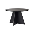 Table à manger MATIN Ø 120 cm, noire