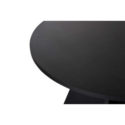 Table à manger MATIN Ø 120 cm, noire