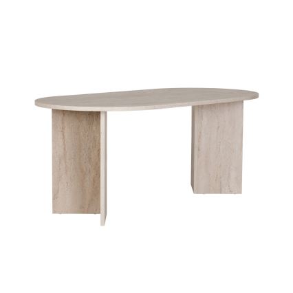 Table à manger NEL 180 x 90 cm beige