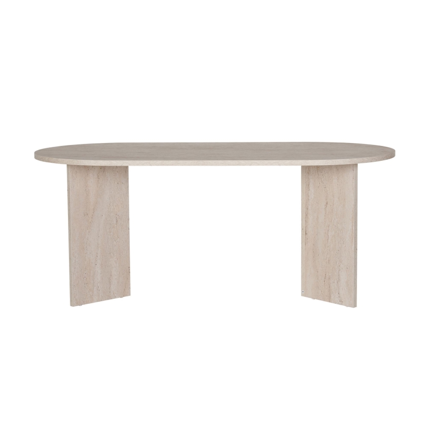 Table à manger NEL 180 x 90 cm beige