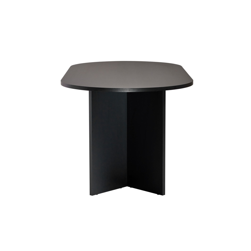 Table à manger NEL 180x90 cm noire