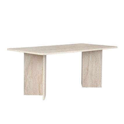 Table à manger NEL 180x90 cm travertin