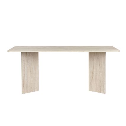 Table à manger NEL 180x90 cm travertin
