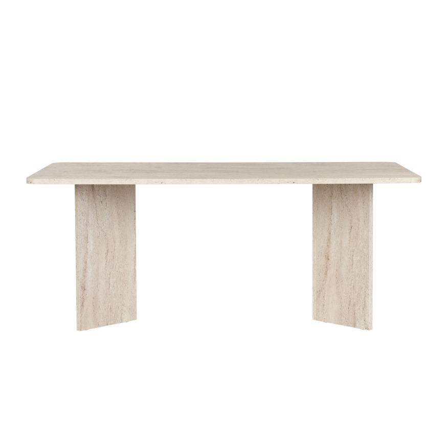 Table à manger NEL 180x90 cm travertin